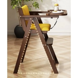 Stool High Children'S Chair Baby Breastfeeding Dining Child Seat Baby Highchair Armchair Wooden  Child Furniture ﻿